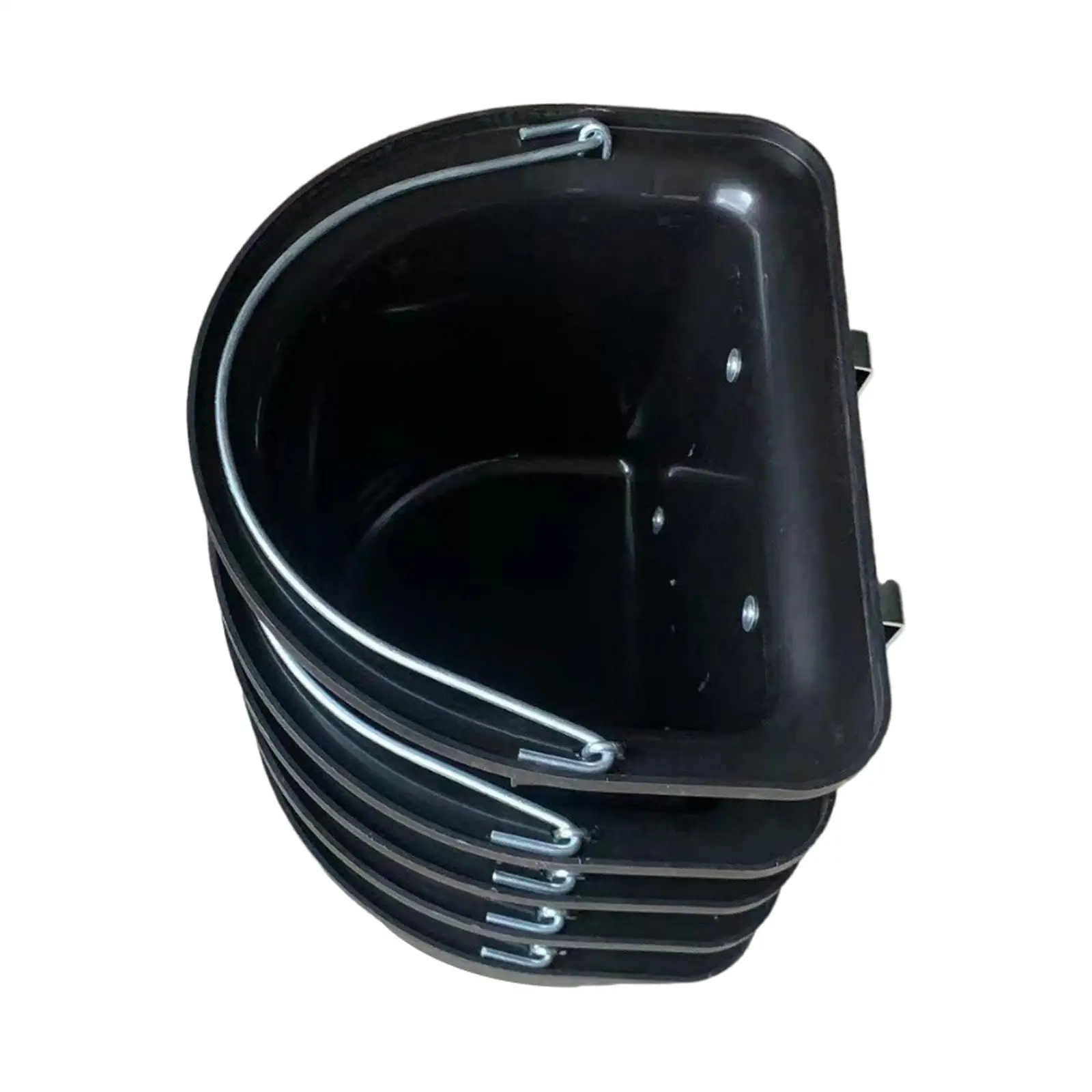 Livestock Feeder Heavy Duty PP Material Animal Feed Bucket 12L Horse Feeder Pan for Farm Cattle Goat Pig