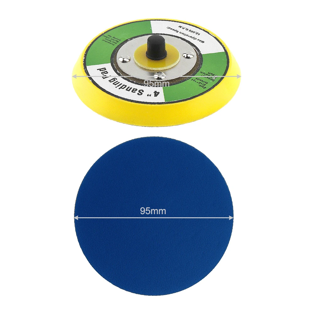 Polishing plate 4 Inch Professional 12000RPM Double-acting Random Orbital Sanding Pads with Smooth Surface for Polishing Sanding