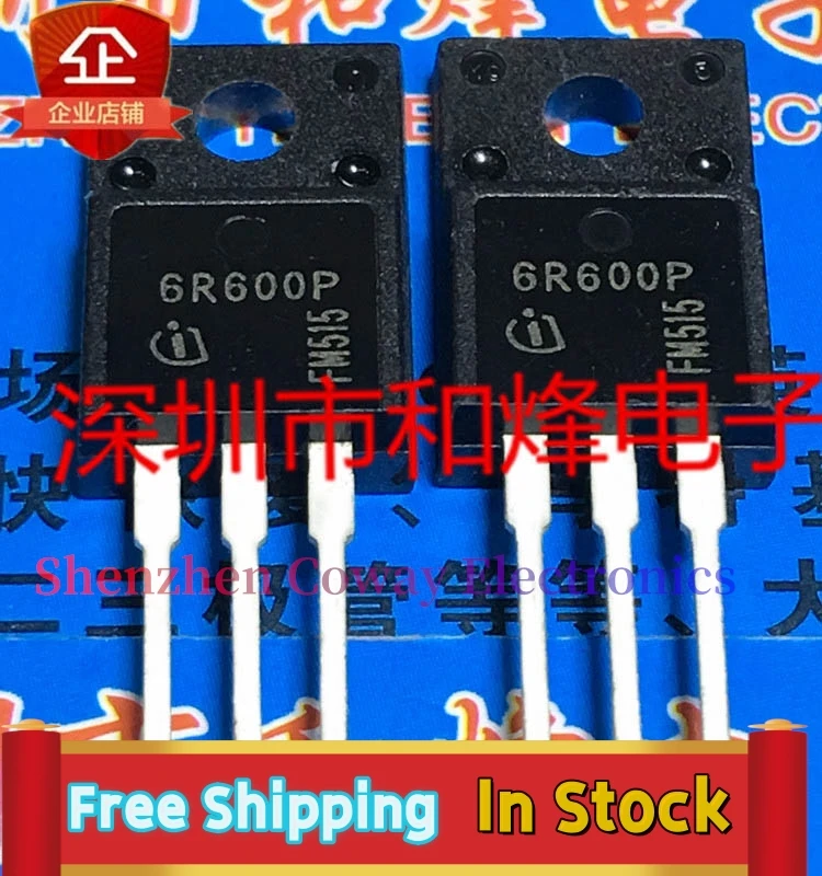 10PCS-30PCS  6R600P6 IPA60R600P6  TO-220F 650V 7.3A  In Stock Fast Shipping