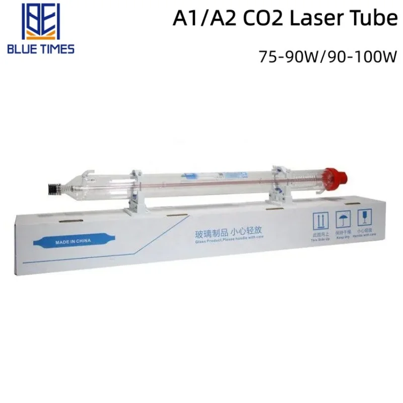 

Bluetimes 75/90/100W CO2 Laser Tube High Power Glass Tube for CNC Laser Engraver Cutter Cutting Machine Accessories Replacement