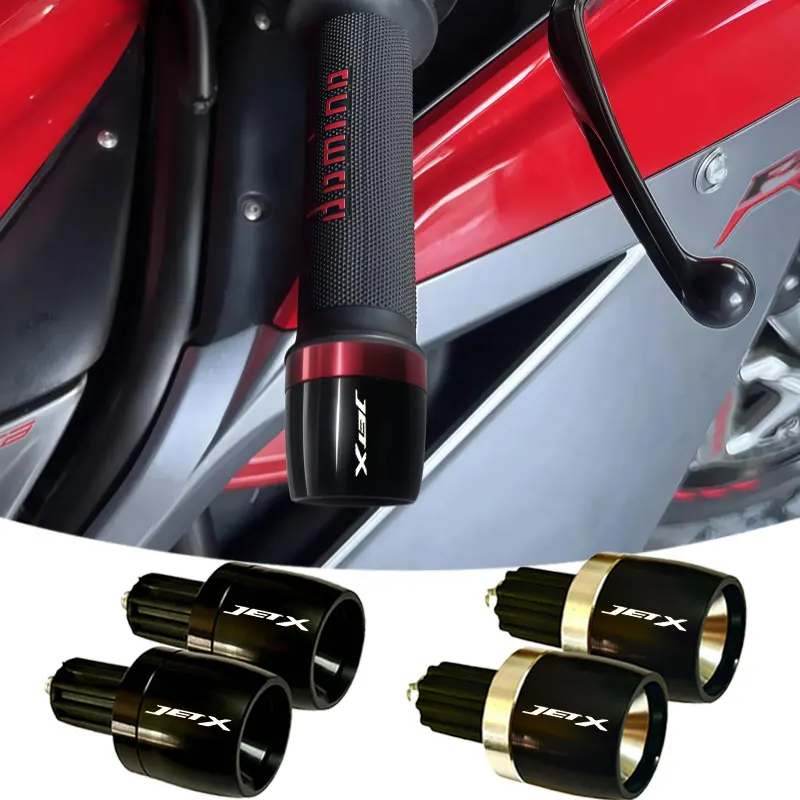 ل SYM JET X 150 125 JETX150 JETX125 2023-2025 دراجة نارية مقود ينتهي التوصيل القبضات المقود التوصيل قبعات