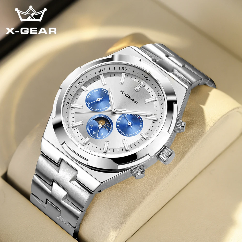 

Luxury Men's Mechanical Watch Waterproof Luminous Stainless Steel Band Fashion Wristwatch Automatic Watch Man Watches