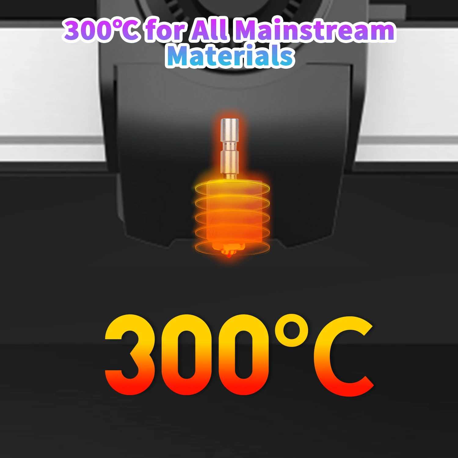 Für Anycubic Kobra 3 Max Hotend 0,4 0,6 0,8mm Combo Schnellwechsel Integrierte Düse aus gehärtetem Stahl – Detail 4