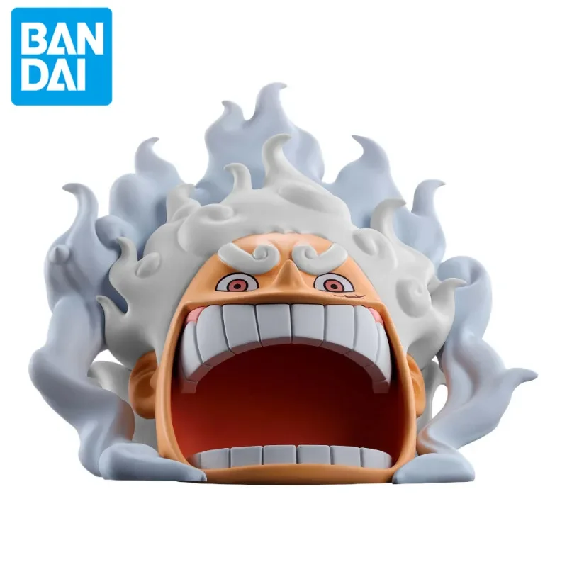 Genuine Bandai Anime One Piece Luffy Nika Form Fig Life Multifunctional Stand Character Ornament Toy Gift Model Doll Collection