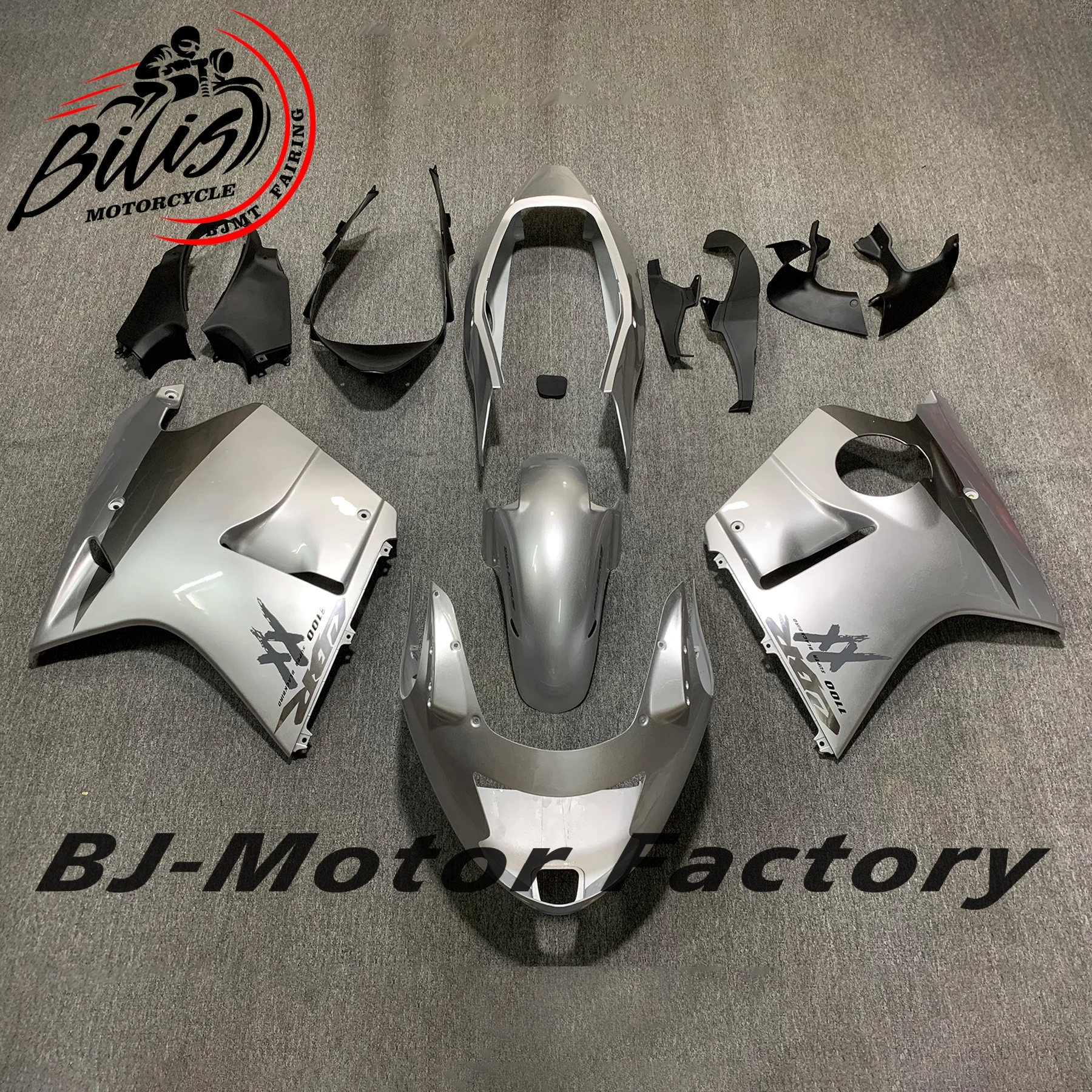 دراجة نارية كاملة الهدايا المجمعة لهوندا CBR1100XX 1996-2006 2007 ABS غطاء حقن هيكل السيارة القلنسوة الأسود