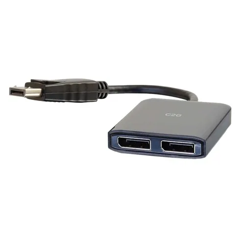 

C2G 757120542919 Концентратор 4K DisplayPort to Dual DisplayPort MST — черный — 3840 x 2160 — DisplayPort 12 — используемый — как новый
