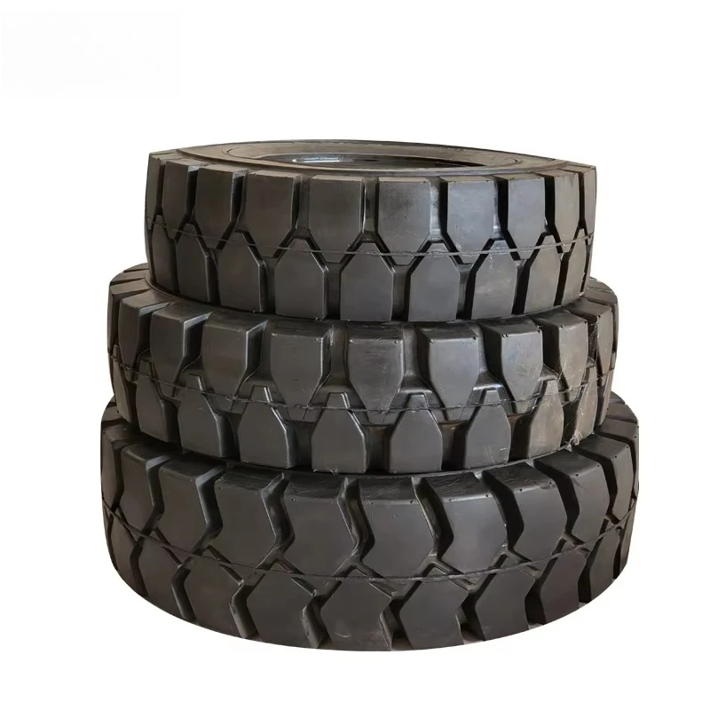 Cheap Solid Radial Forklift Tires 8.15-15 with One Year Warranty