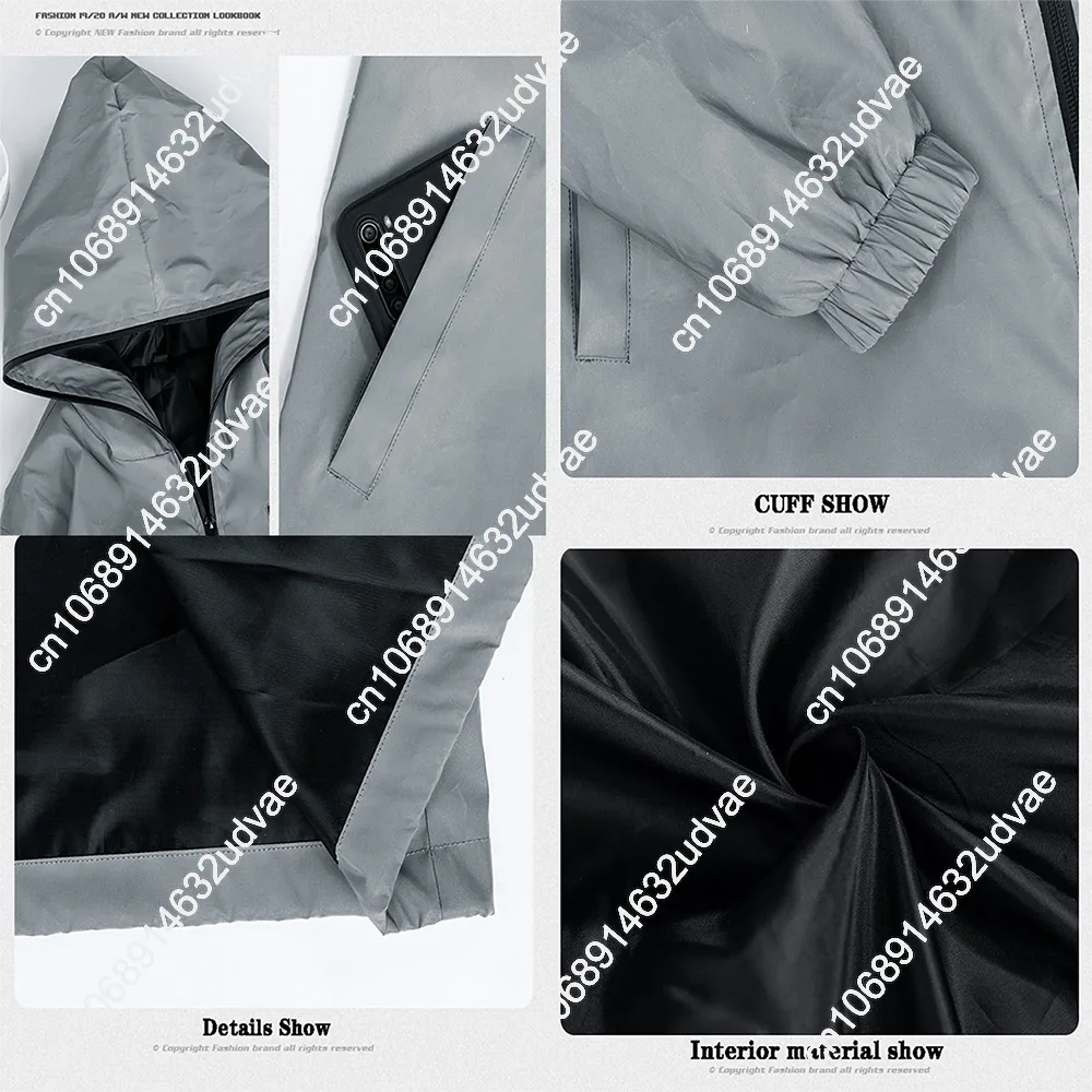 Parche de la 11.a División Aerotransportada, chaqueta reflectante de árticos, abrigo para hombre y mujer, chaquetas cortavientos con capucha, Sudadera con capucha personalizada