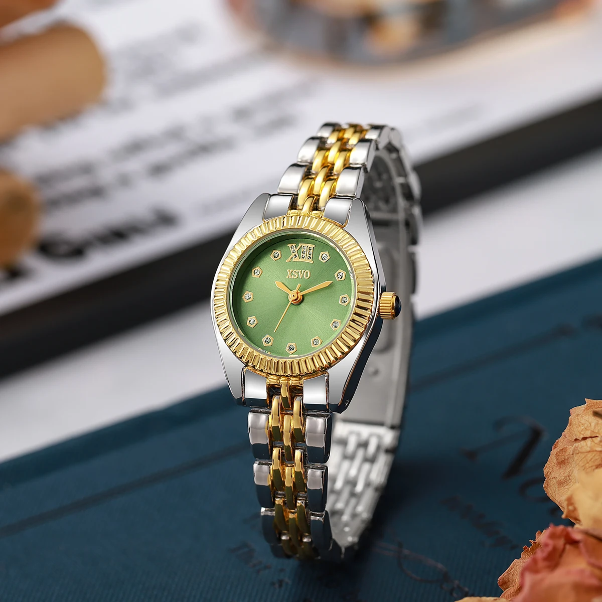 مجموعة ساعات كوارتز رجالية مصنوعة من خليط معدني للأعمال مكونة من 3 قطع، مناسبة للارتداء اليومي، وعيد الشكر، وهدايا عيد الميلاد #3