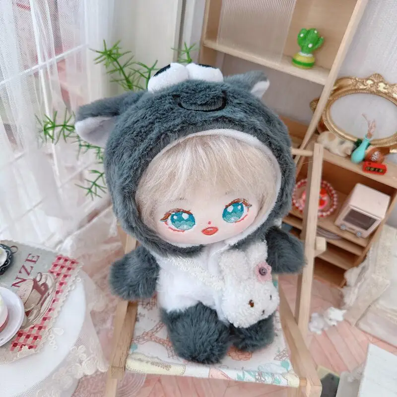 

20CM Star Doll Clothes Lovely Animal Cute Plush Dolls Accessories Our Generation Korea Kpop EXO Idol Dolls Gift DIY Toys