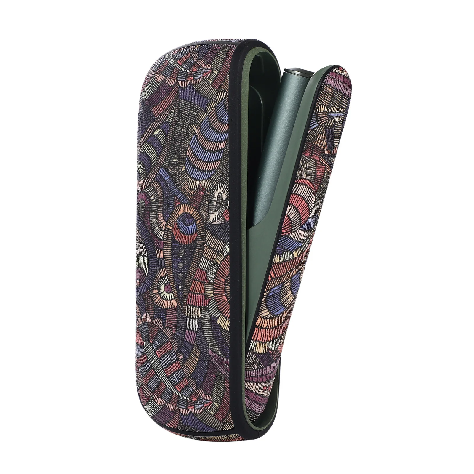 Colorful High Quality Leather Case with Door Cover For IQOS ILUMA Full Protection Case Side Cover