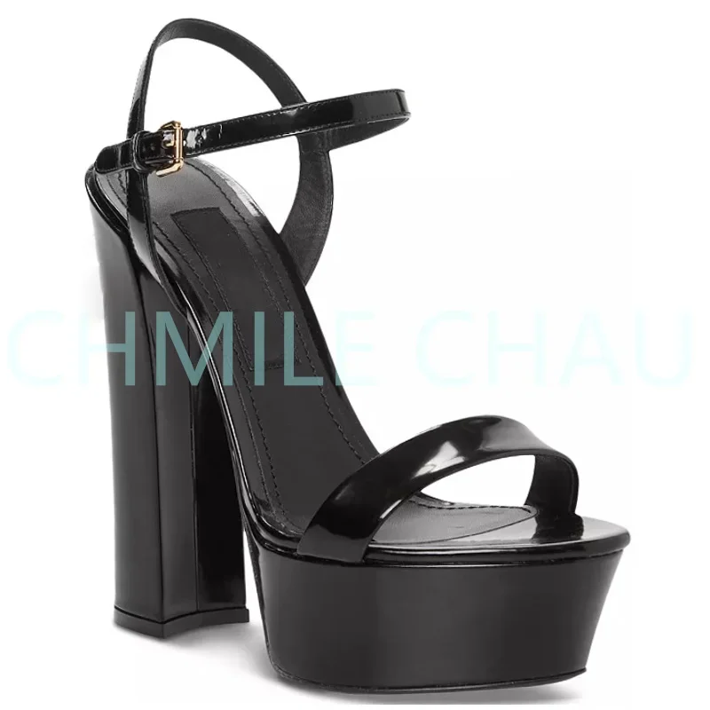 

【Measure your feet length before order】Luxury Designer Sandals Women High Heel Platform Sexy Fetish Party Dress Shoes 55-CHC-30