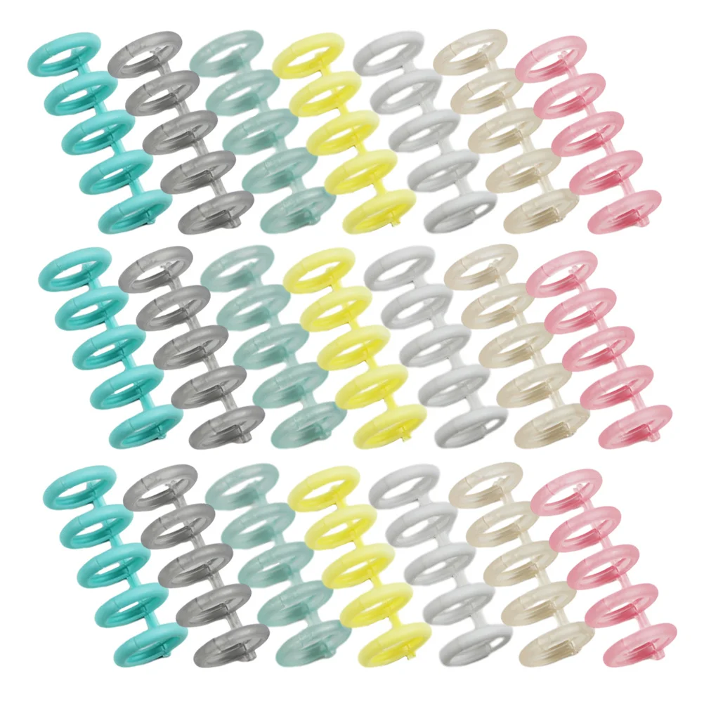 

30Pcs Notebook Binder Rings Replacement Smooth Surface DIY Scrapbook Office School Supplies Binder Rings Spiral Binding Coils