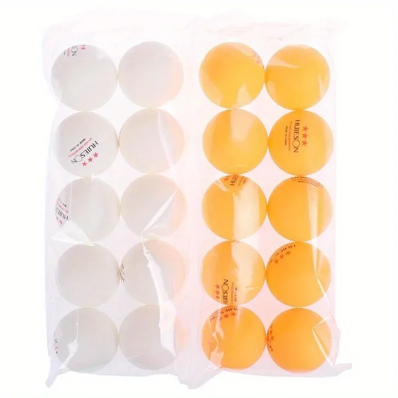 10pcs Table Tennis Ball 40+mm Diameter 2.8g 3 Star ABS Plastic Ping Pong Balls