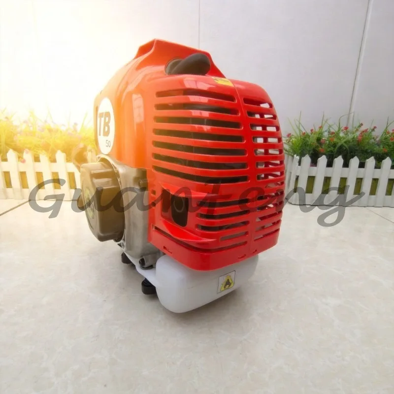 For TB50 2 Stroke 52CC Engine Motor, Handheld Lawn Mower Alternative Power Motor for Garden Machinery