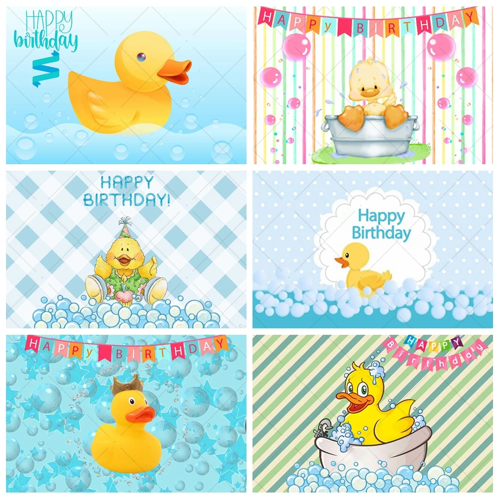 

Фон для фотосъемки с изображением желтой утки на заказ украшение для детского дня рождения баннер для детского душа пузыри для ванной фон для фотосъемки