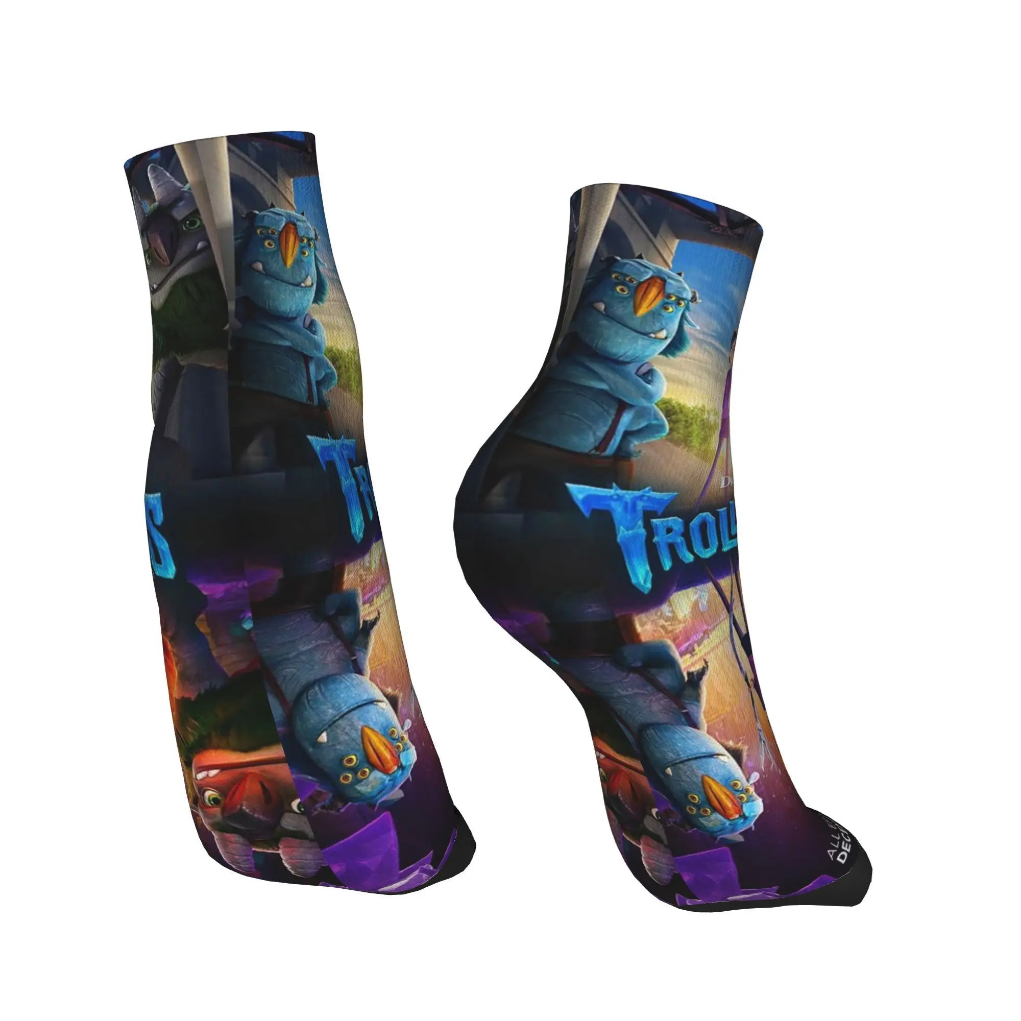 Calcetines TrollHunters de dibujos animados para todas las estaciones, calcetines Harajuku de alta calidad, medias de Hip Hop para hombres y mujeres, regalos de navidad