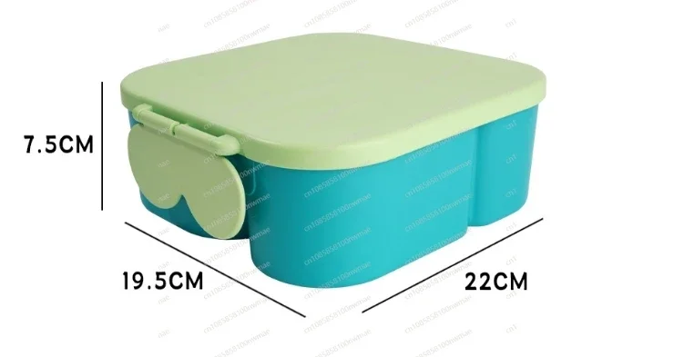 Food Grade Recyclable Lunch Box 2L Large Capacity Children's and Adult Bento box Storage BOx Microwaveable