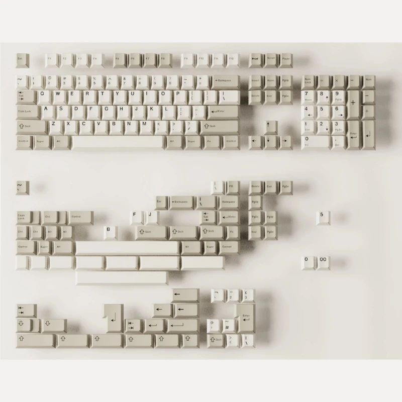 

SW Beige Theme Keycaps Set Double-shot Key Caps for Mechanical Keyboard Personalized Customized Gaming Office Keyboard Keycap