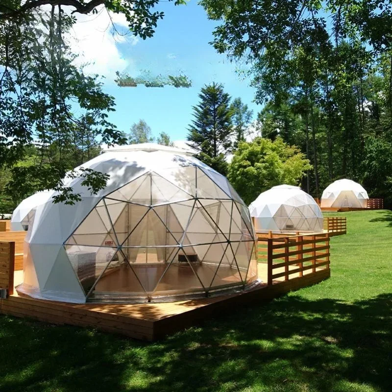 

Transparent Internet celebrity spherical tent outdoor multi-player large luxury villa banquet tent wild luxury star camp tent