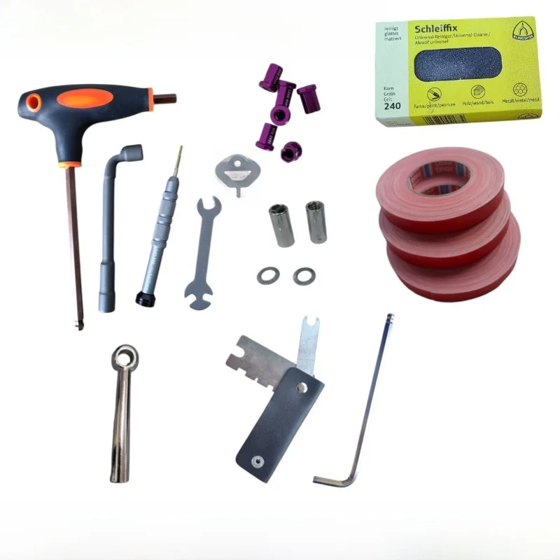 Fencing Equipment Repair Kit Sword Strip Repair Set Tool Bag Heavy Sword Flower Sword Epee Maintenance Screwdriver Sword Head