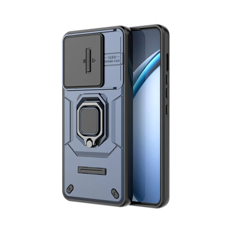 

Ring Bracket Phone Case For Oppo K13 Turbo Case Cover For Oppo K13 Turbo 5G Case Sliding Window чехол Funda Para Back Cover