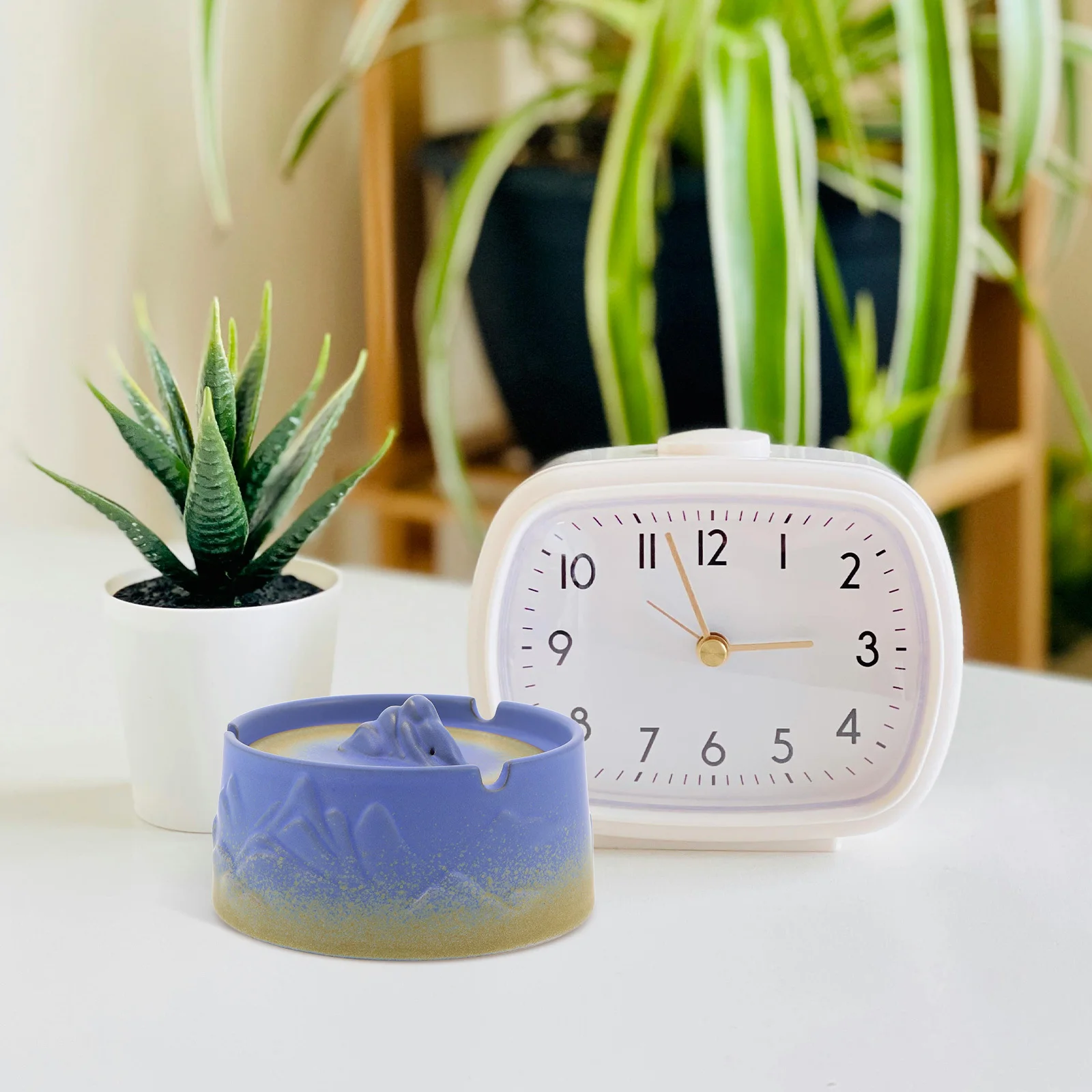 

Ceramic Outdoor Ashtray for Patio Holder Bowl Desktop Ornament Bowls Smoking Use Home