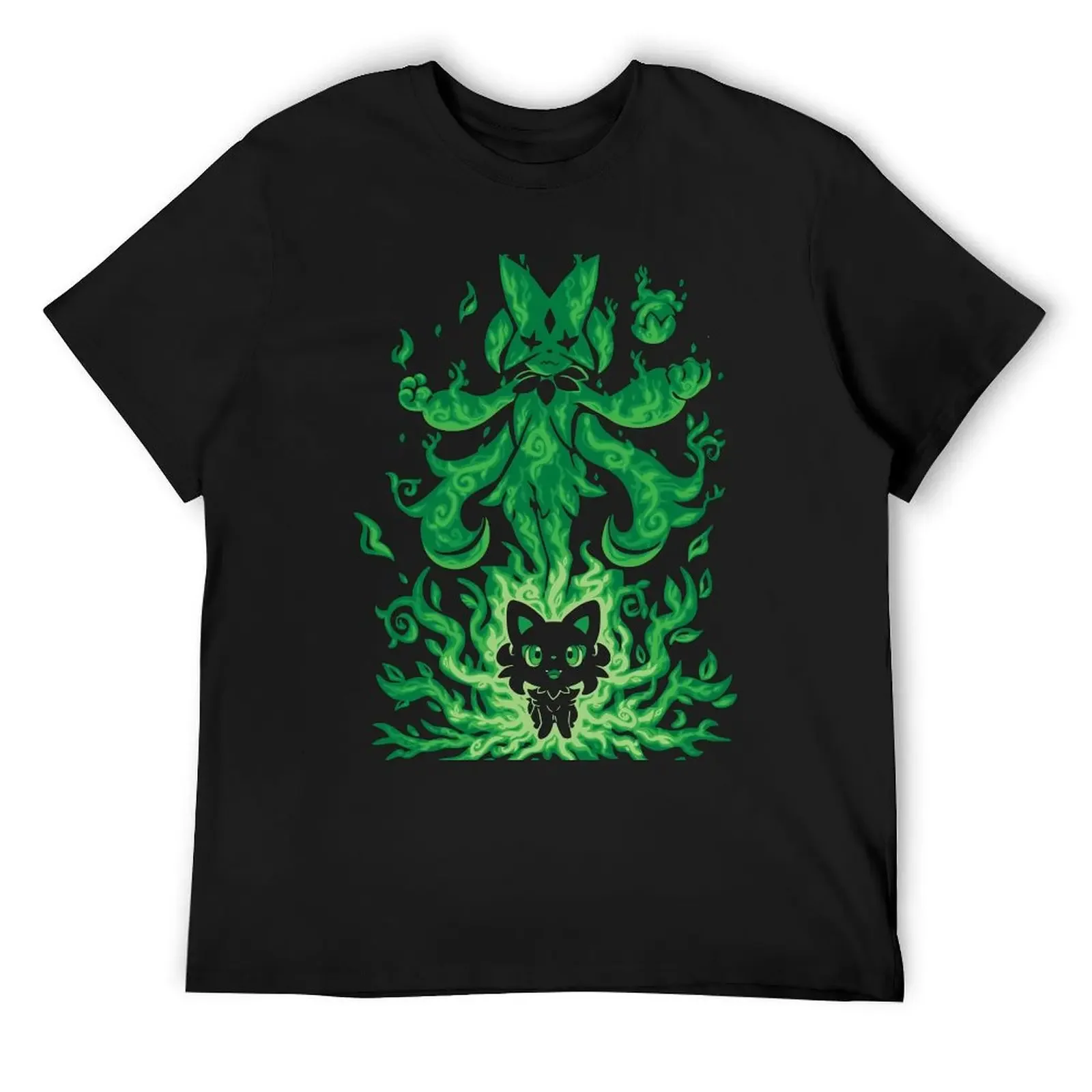 Silhouette Grass Magician Evolution T-Shirt aesthetic clothes anime tshirt plus size tops mens t shirt graphic