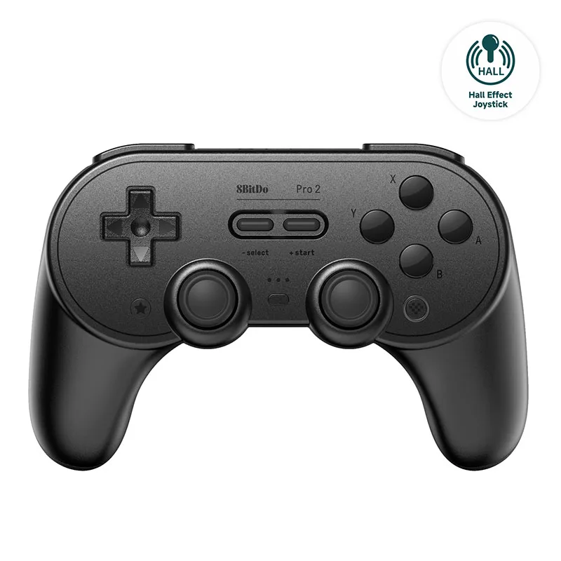 8BitDo New Pro 2 Bluetooth Gamepad with Hall Effect Joystick for Nintendo Switch, PC, macOS, Android, Steam Deck & Raspberry Pi