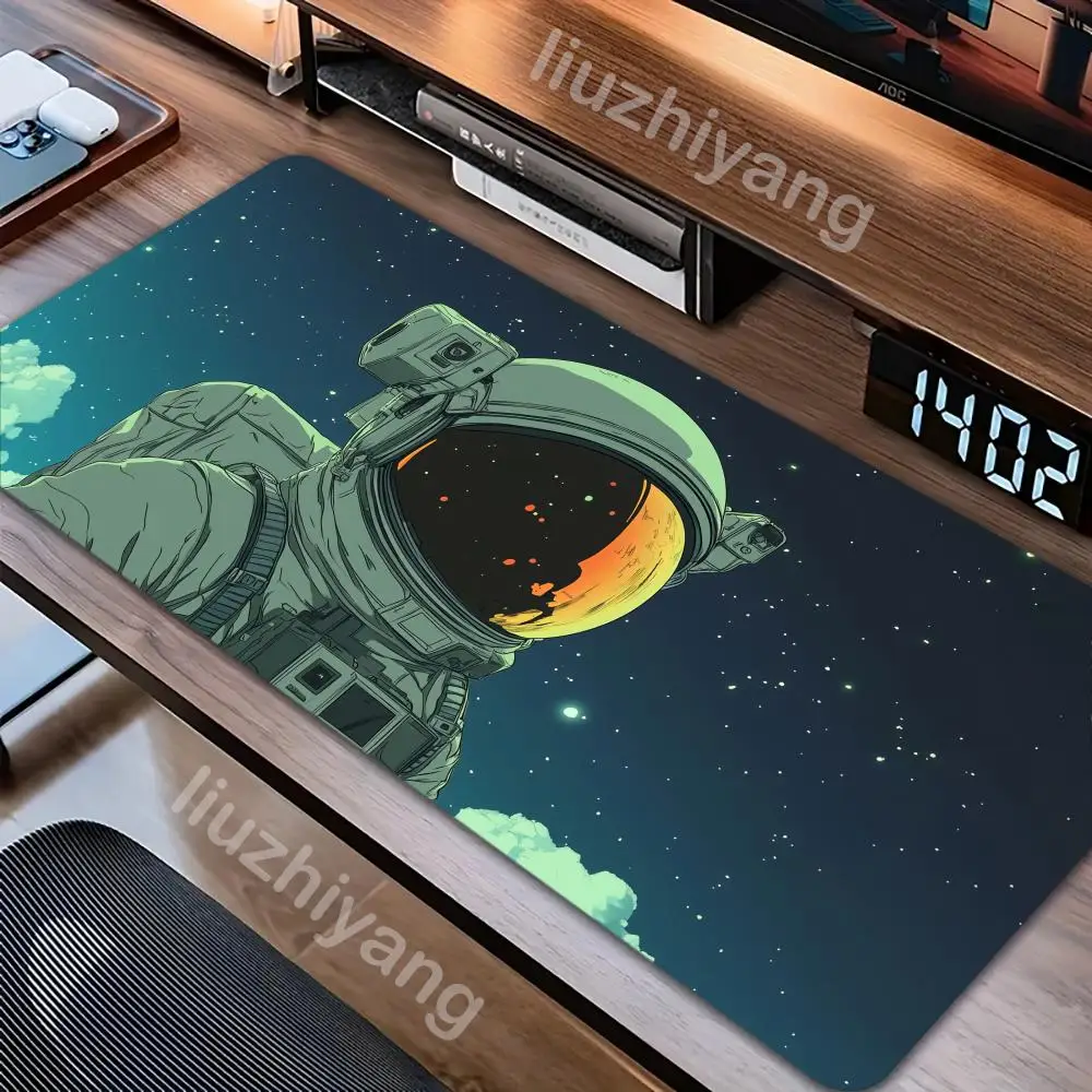 

Cartoon Astronaut Mouse Pad Large Computer Office Game Table Mats XXL Rubber Anti-slip Gaming Keyboard Mousepads Long Desk Pads
