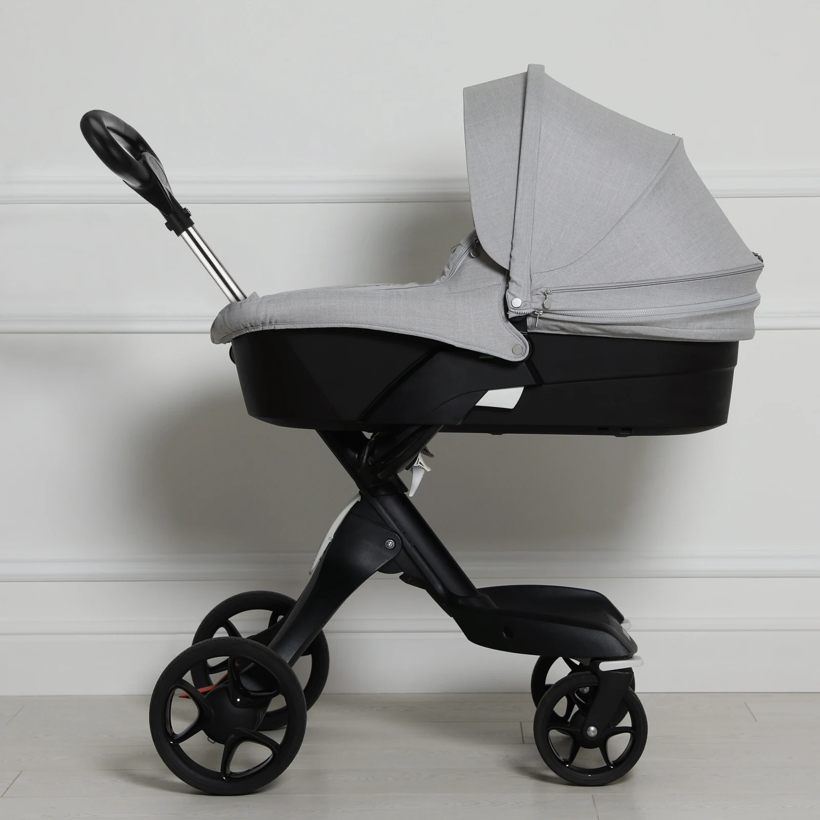 مقبض مريح لاستبدال عربة الأطفال، مقبض قضيب دفع قوي ومتين لعربة الأطفال الصغار #4