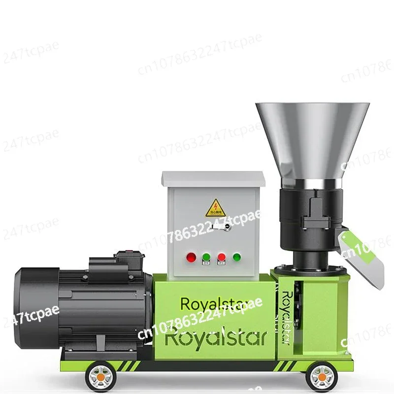 Feed pellet machine Small 220v household breeding chicken, duck, cattle, sheep, fish and pig straw feed granulation