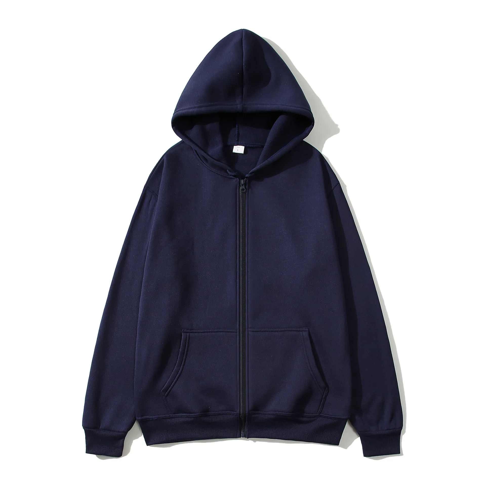 2025 Neue Mode Reißverschluss-Hoodies Damen/Herren Modischer Langarm-Kapuzenpullover Lässige Herbst-Winter-Sportbekleidung Einfarbige Kleidung – Detail 18