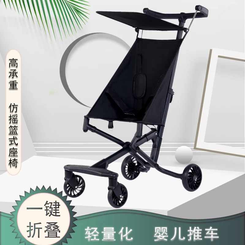 

Baby Stroller Pocket Cart Portable Folding Lightweight High Carbon Steel Outdoor Umbrella Cart Children's Cart Walking