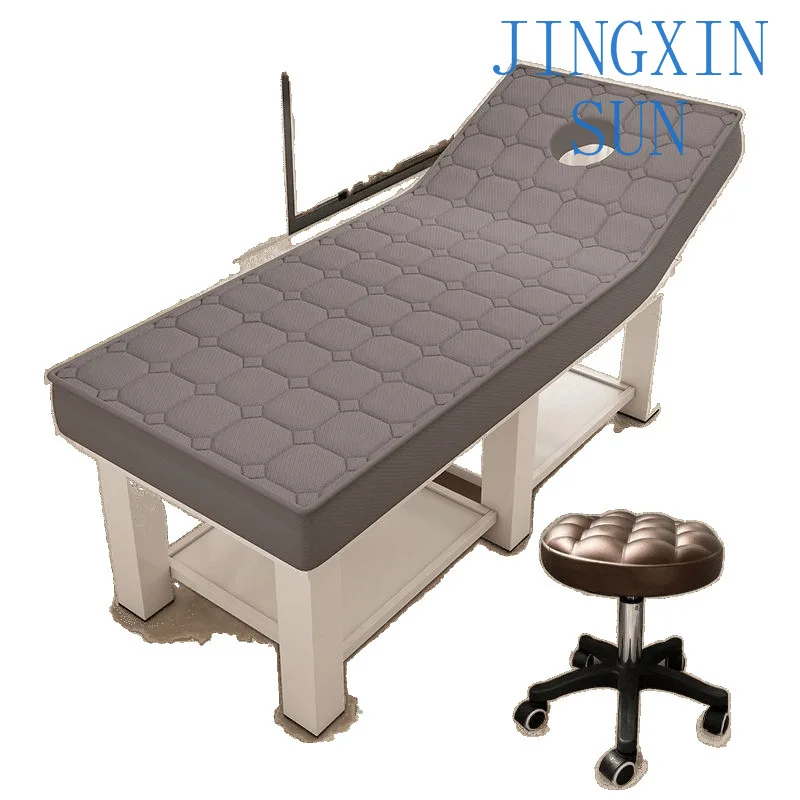Latex Beauty Bed for Salon Massage Table with Adjustable Height for Traditional Chinese Medicine Physiotherapy and Aesthetic