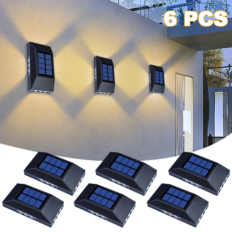 1/2//6Pcs Led Solar… - image