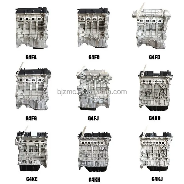 High Quality Hyundai Sonata 2015 2.4 Engine G4KK Hybrid Long Block Engine