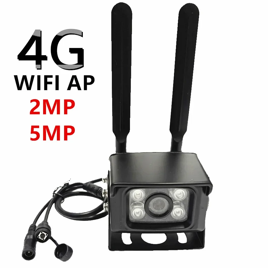 

HQCAM 5MP 3MP 2MP 4G Wireless P2P Wifi Ip Security Outdoor Support TF Card 3G 4G SIM Card Night Vision Bus Taxi Excavator Camera