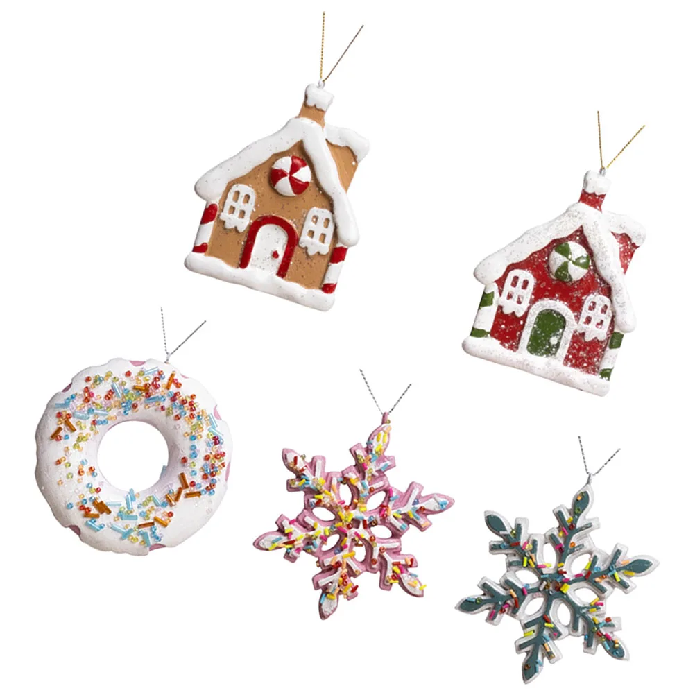 

1Set Christmas Tree Decoration Indoor Xmas Ornament Unique Design Lightweight Easy to Suspend Holiday Decor