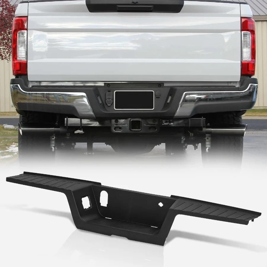 

Подставка для бампера, совместимая с Ford F250 F350 Super Duty 2017-2022, с сенсорными отверстиями FO1191146 FO1191148, текстурированная черная для Enha