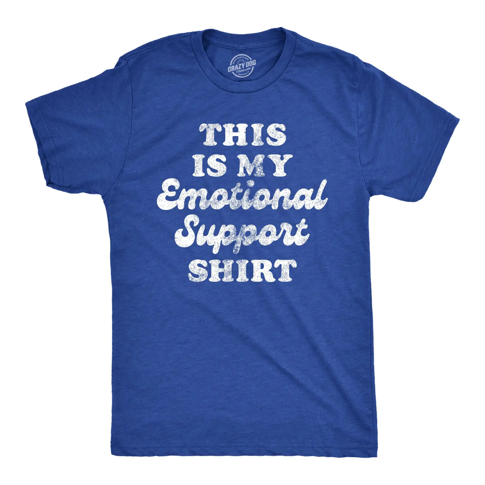 

Mens This Is My Emotional Support Shirt Tee Funny Sarcastic Joke Tshirt For Guys