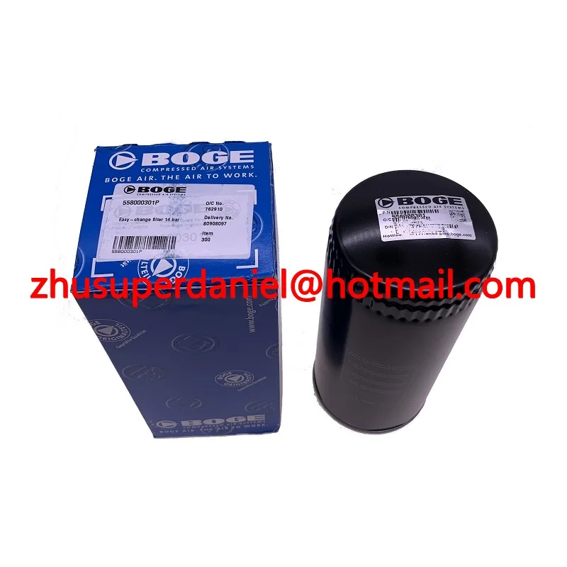 

4 шт./лот, оригинальный воздушный компрессор Boge 558000301P, элемент масляного фильтра.