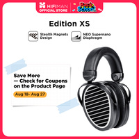 HIFIMAN Edition XS Full-Size Over-Ear Open-Back Planar Magnetic Hi-Fi Headphones with Stealth Magnets Design Adjustable Headband