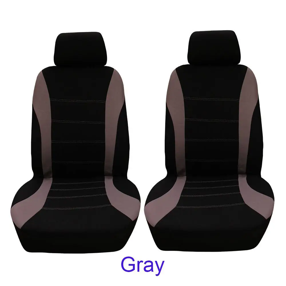 4pcs Set Car Ceat Cover Protector Seat Comfortable Dustproof Headrest for Front Seat Covers