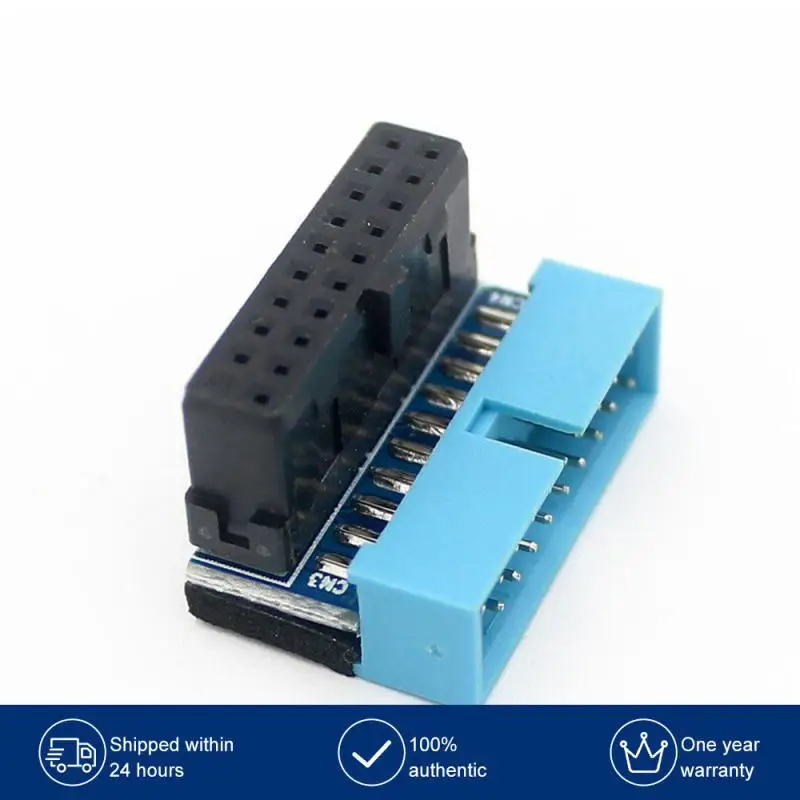 USB 3.0 19 Pin 20pin Male To Female Extension Adapter Up Down Angled 90 Degree For Motherboard Mainboard