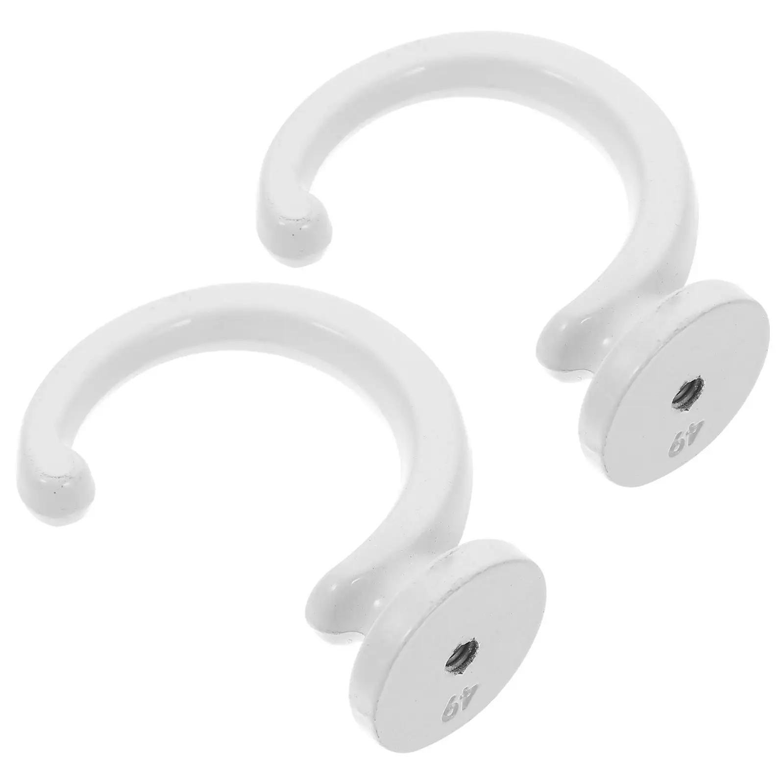

Zinc Alloy Wall Hooks White Pair Heavy Duty Curtain Hold Backs Mount Holder Decorative Hooks For Walls With Screws