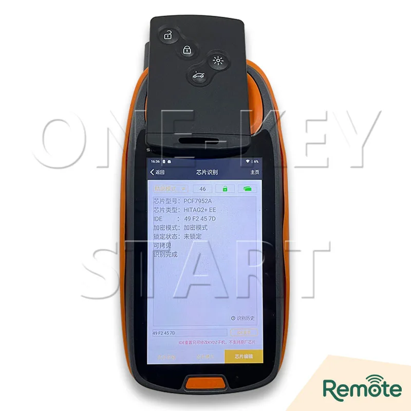 HandsFree ID46-PCF7952A Chip 433MHz Smart Remote Autoschlüssel für Renault Megane 3 Laguna 3 Scenic Fluence【EIN-TASTEN-START】 – Detail 4