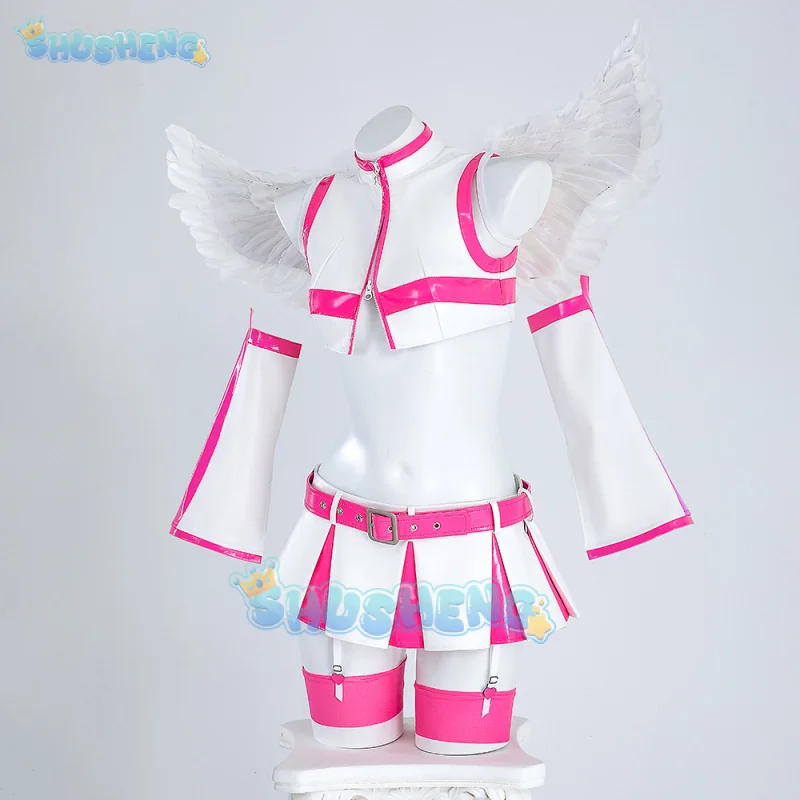 CAN ysa Amano Liliel Cosplay Costume pour femme, perruque, jupe, Anime, Dimenmail.com, uniforme de séduction, ailes, vêtements de sauna, fête d'Halloween, 2.5