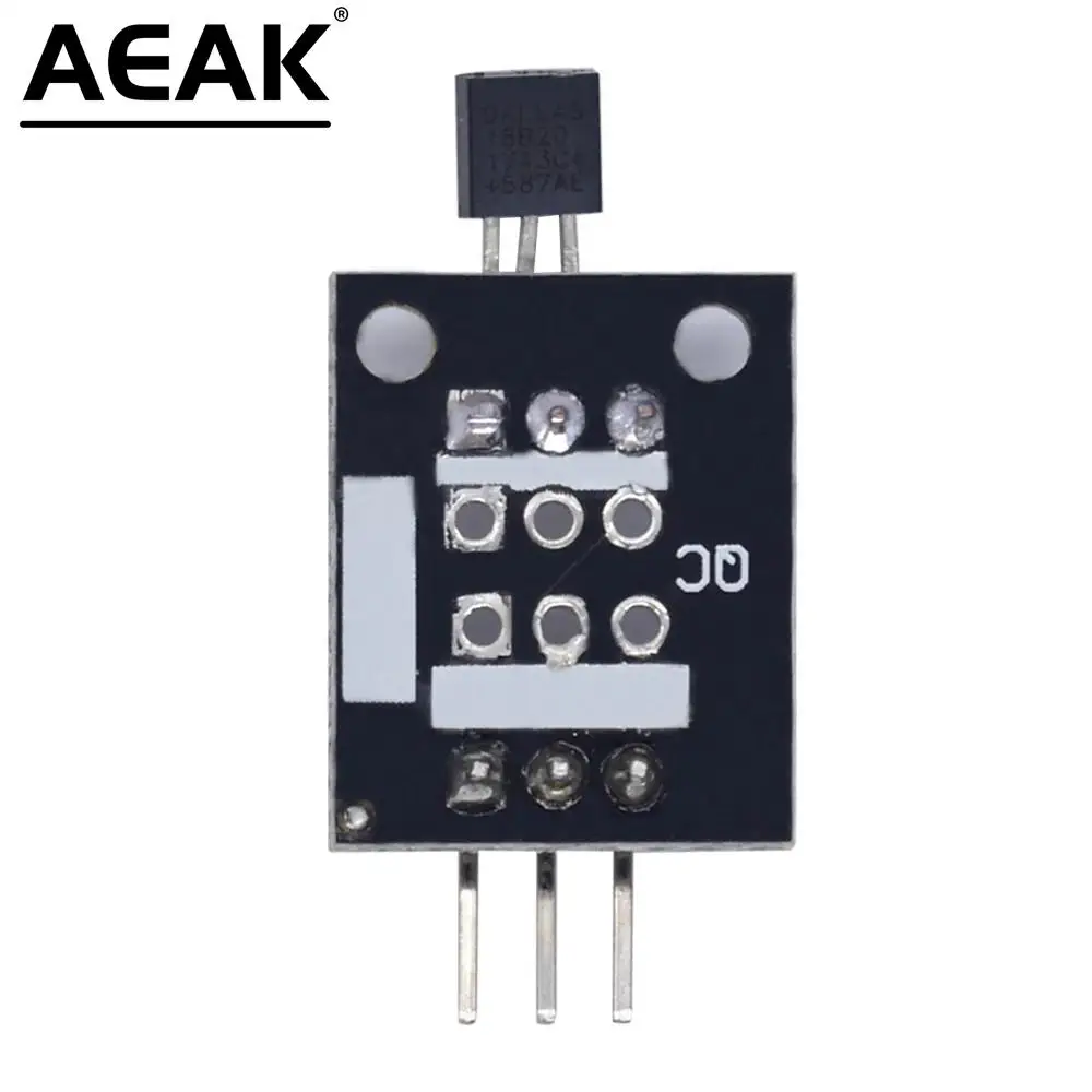 KY-001 3pin Ds18b20 Temperatuurmeting Sensormodule Diy Starterkit Ky001 Aeak