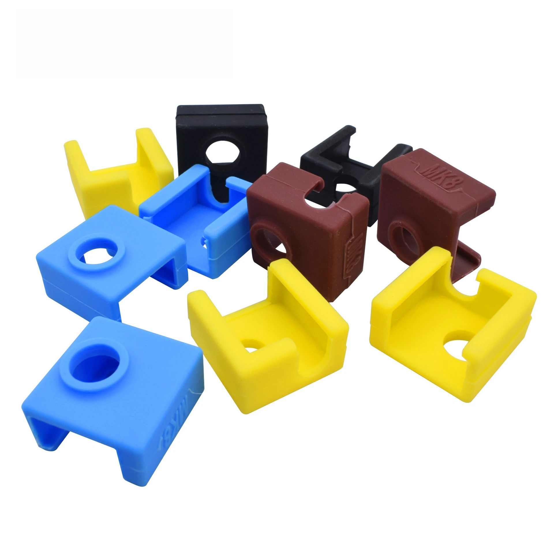 

3D printer accessories CR10 MK9 MK8 heating block silicone cover heating aluminum block protective cover temperature